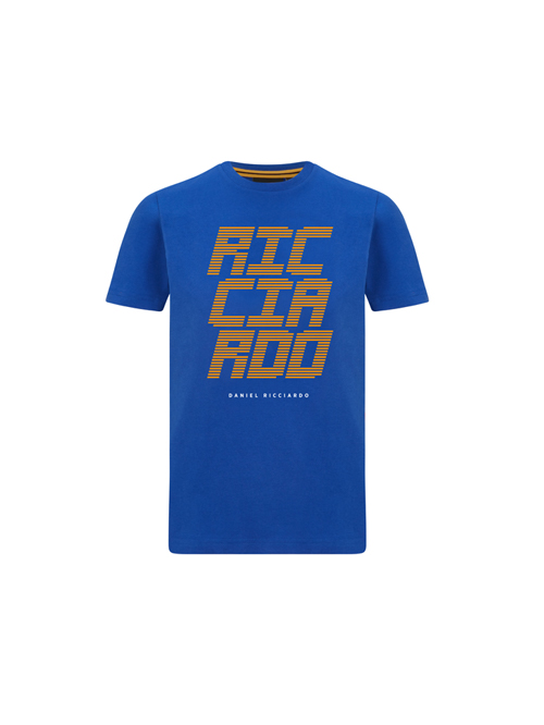 701202323001-MCLAREN-FANWEAR-DANIEL-RICCIARDO-KIDS-TEE-BLUE