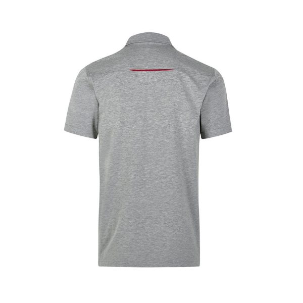 304491015150220_PORSCHE_FW_MENS_POLO_pike_gray_grey_Westcoast_motorsport_back
